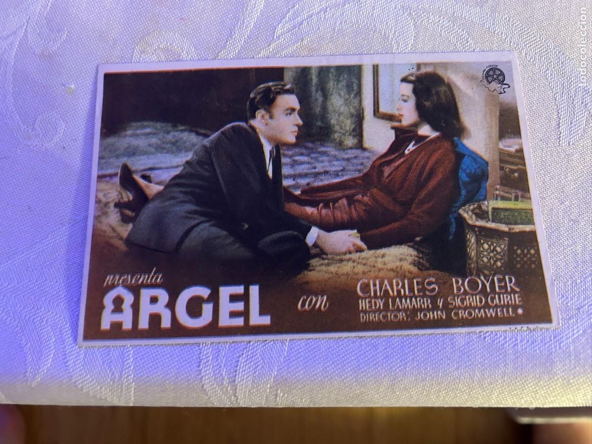 Cine: ARGEL TEATRO CERVANTES TOLEDO CON PUBLICIDAD BUEN ESTADO 747
