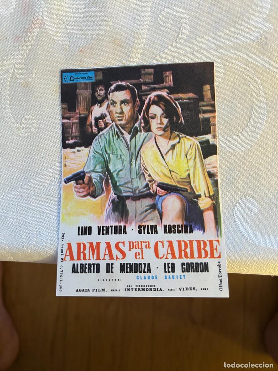 Cine: ARMAS PARA EL CARIBE SIN PUBLICIDAD BUEN ESTADO 761