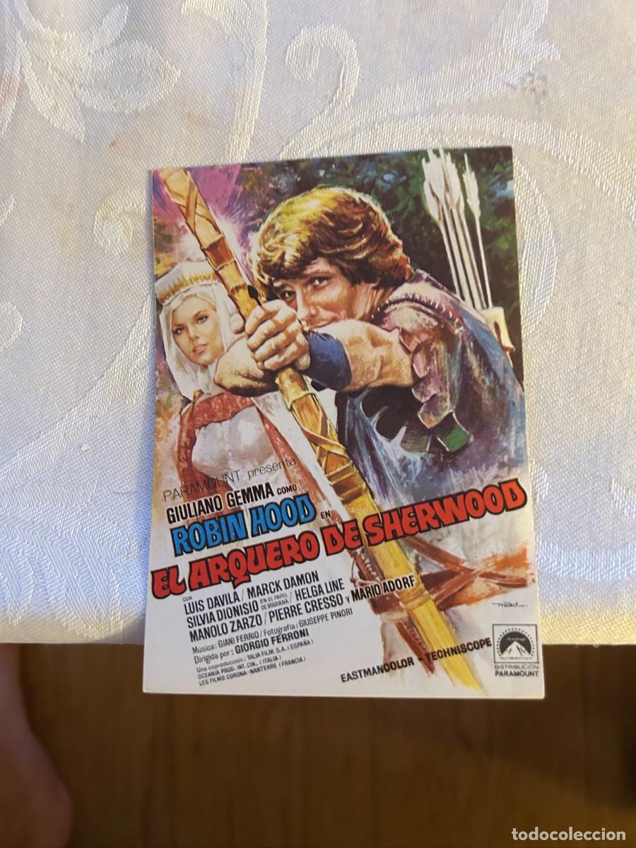 Cine: EL ARQUERO DE SHERWOOD SIN PUBLICIDAD BUEN ESTADO 765