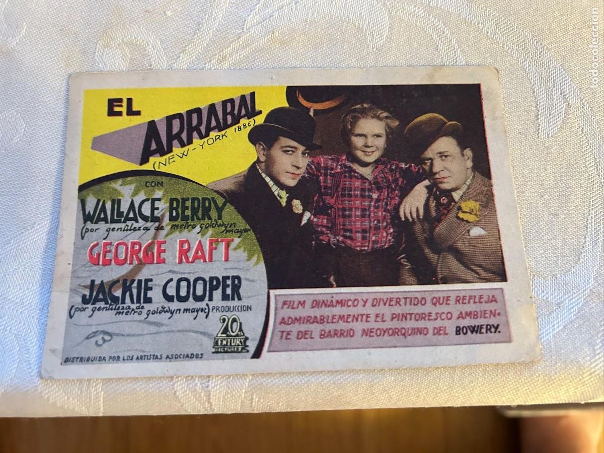 Cine: EL ARRABAL CINEMA ALHAMBRA CON PUBLICIDAD BUEN ESTADO 767