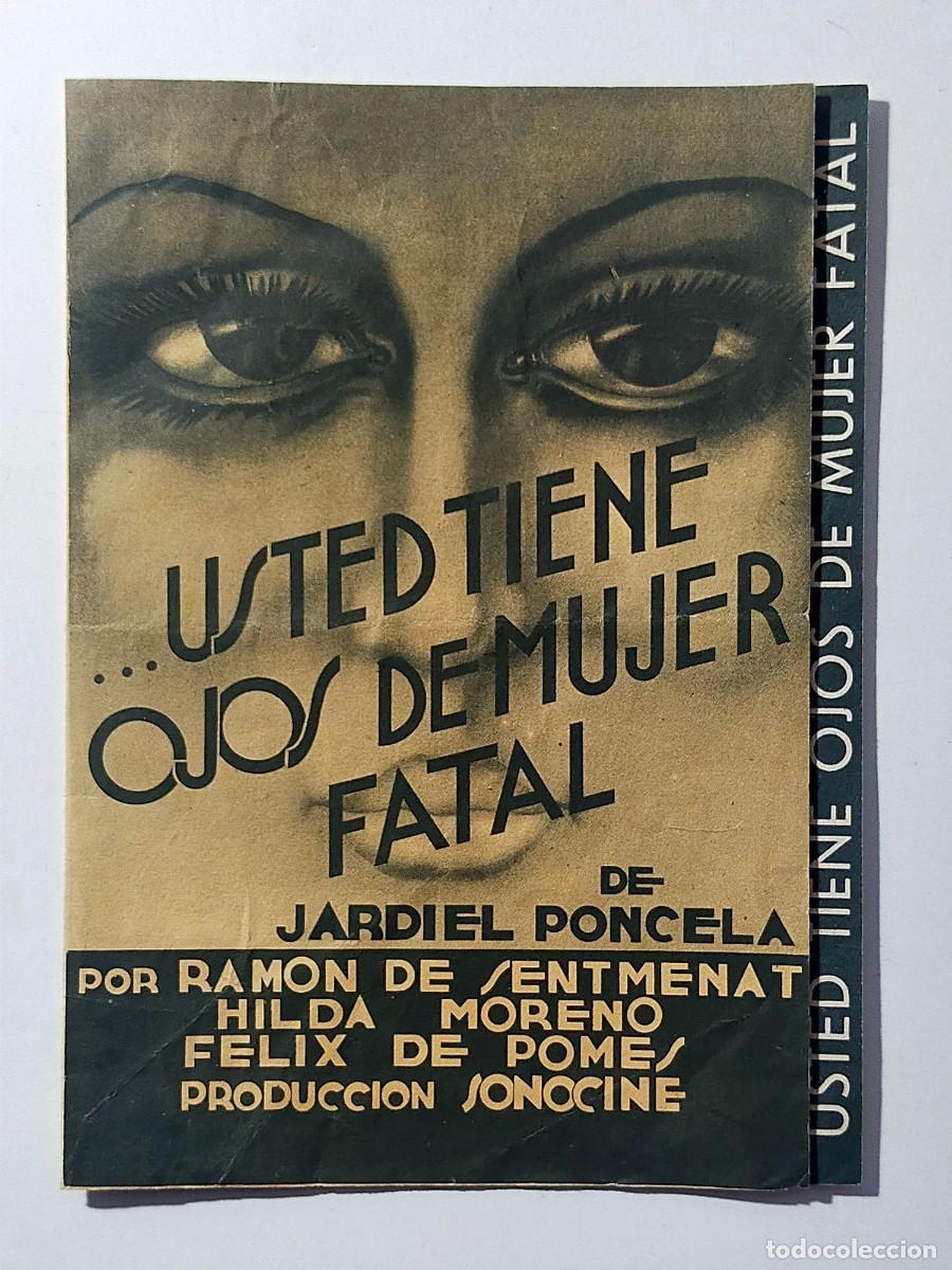 Cine: Programa Doble Orig USTED TIENE OJOS DE MUJER FATAL - Cine Chamorro, San Fernando