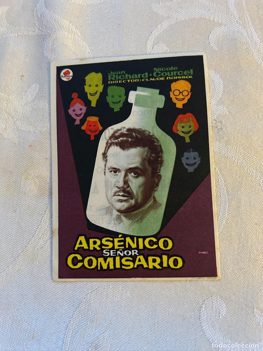 Cine: ARSENICO SE&Ntilde;OR COMISARIO CINEMA INFANTA CON PUBLICIDAD BUEN ESTADO 781