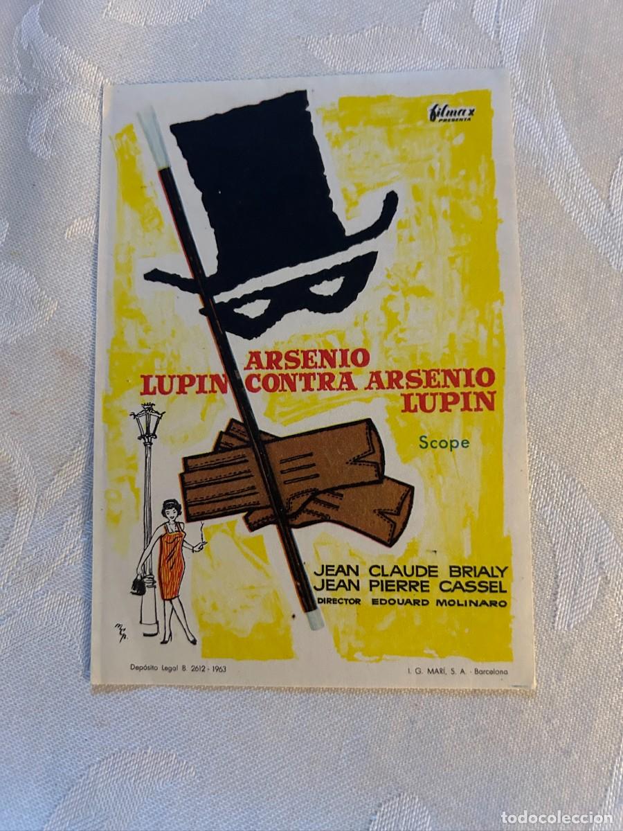 Cine: ARSANIO LUPIN CONTRA ARSENIO LUPIN SIN PUBLICIDAD BUEN ESTADO 782