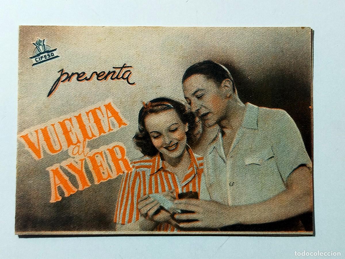 Cine: Programa Doble Orig VUELTA AL AYER. Anna Lee, Hartley Power, Clive Brook - Cine Victoria, M&aacute;laga