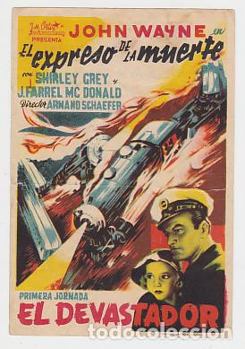 Cine: EL DEVASTADOR (El expreso de la muerte) (con publicidad)