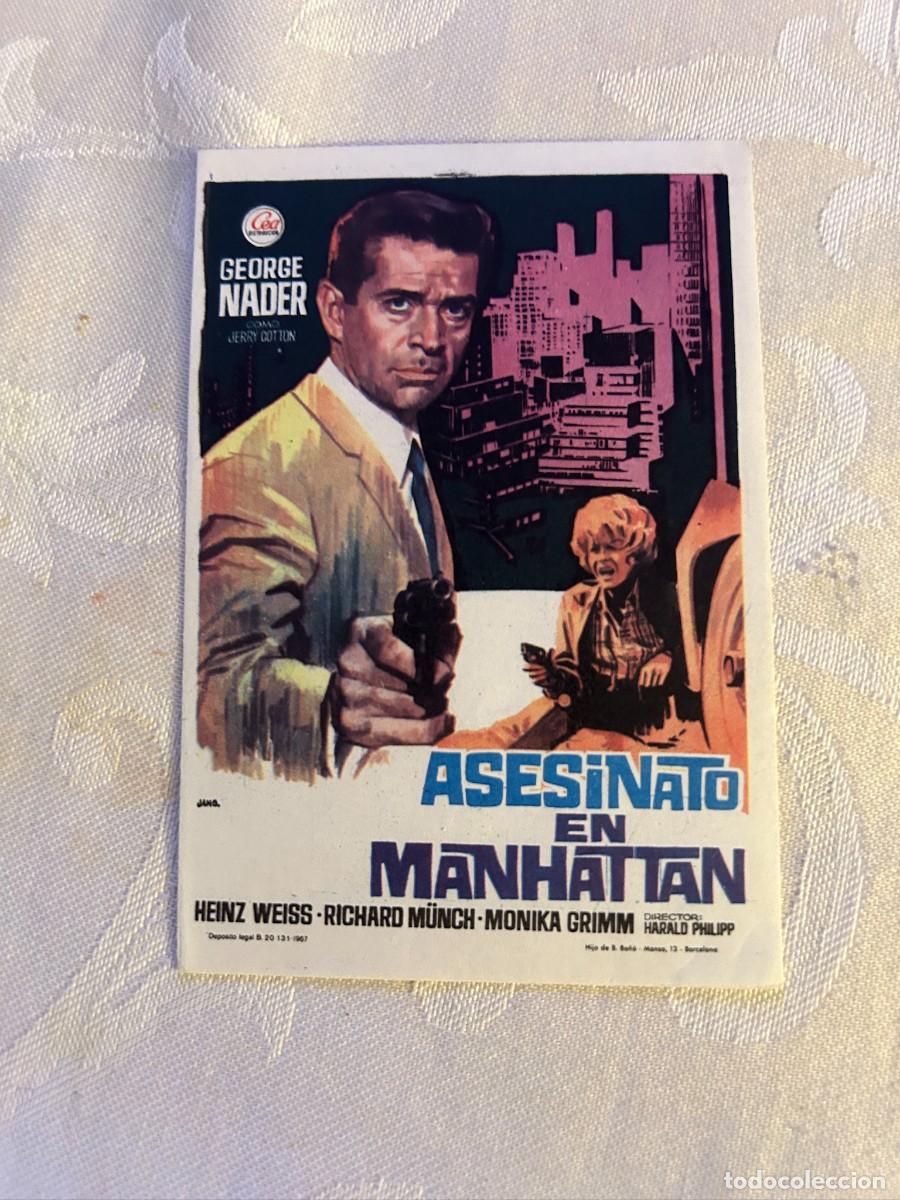 Cine: ASESINATO EN MANHATTAN SIN PUBLICIDAD BUEN ESTADO 802