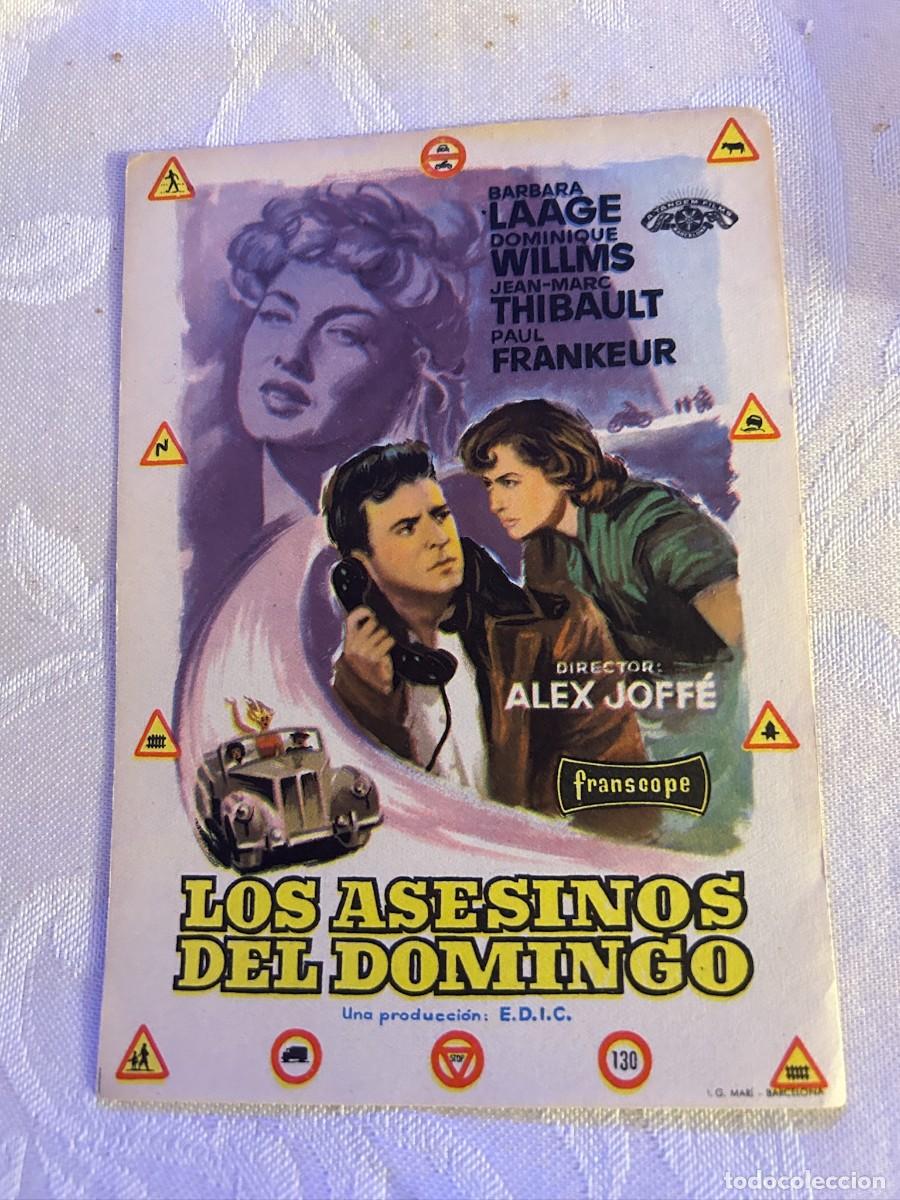 Cine: LOS ASESINOS DEL DOMINGO SIN PUBLICIDAD BUEN ESTADO 814