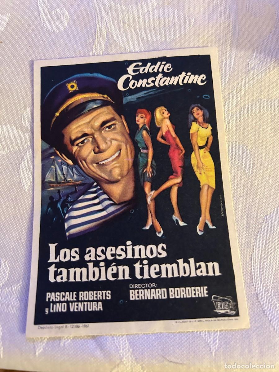 Cine: LOS ASESINOS TAMBIEN TIEMBLAN SIN PUBLICIDAD BUEN ESTADO 816