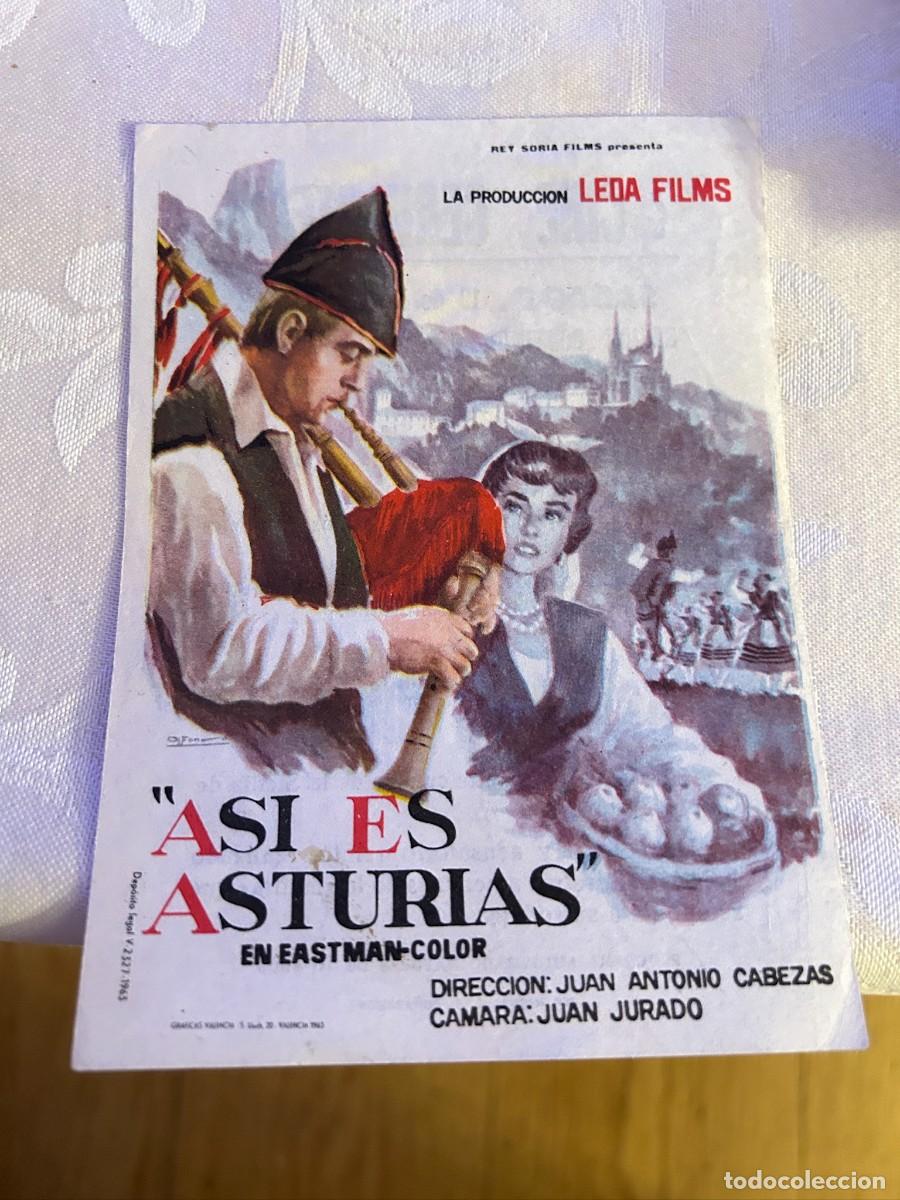 Cine: ASI ES ASTURIAS CINE CERVANTES PE&Ntilde;ARANDA CON PUBLICIDAD BUEN ESTADO 819