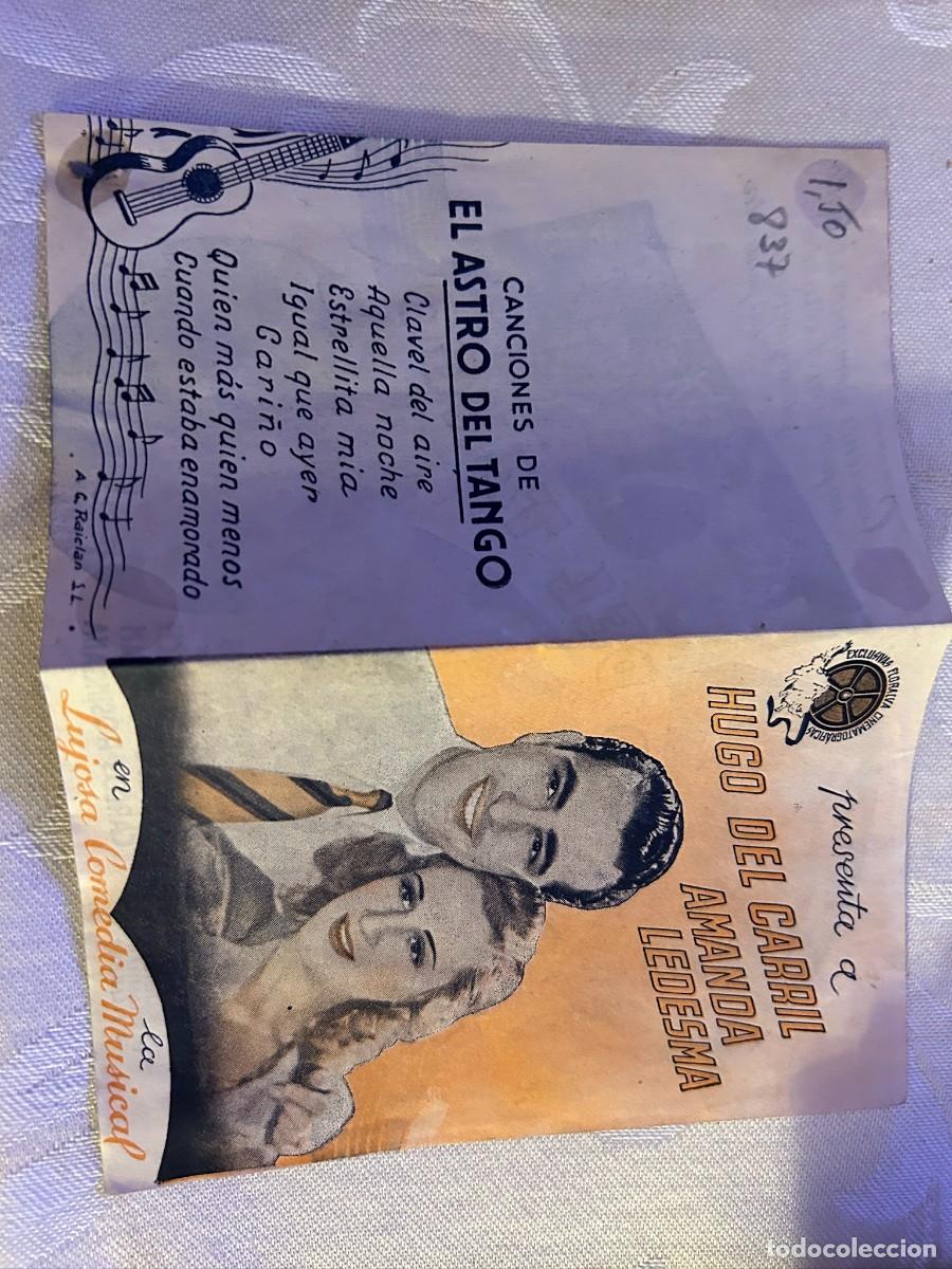 Cine: EL ASTRO DEL TANGO CON PUBLICIDAD BUEN ESTADO