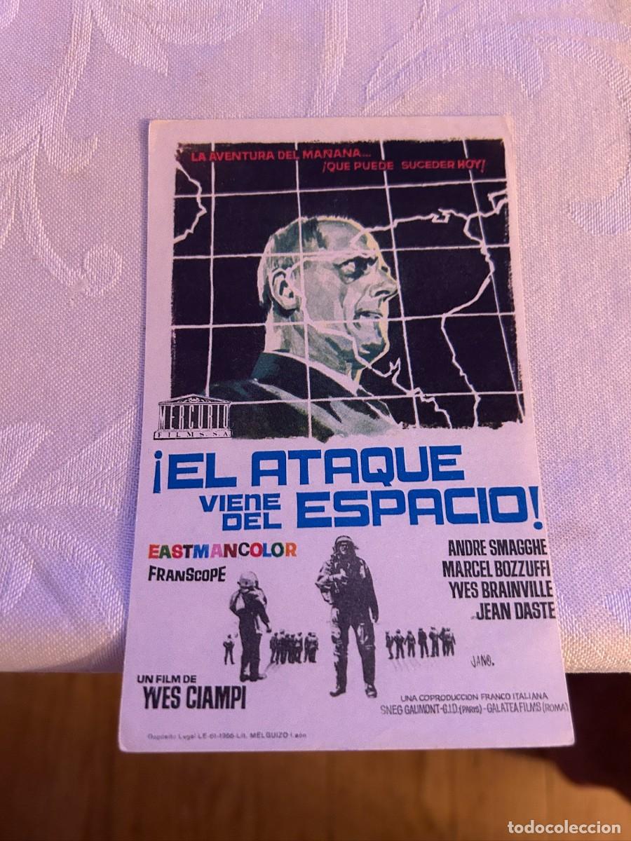 Cine: EL ATAQUE VIENE DEL ESPACIO SIN PUBLICIDAD BUEN ESTADO 848