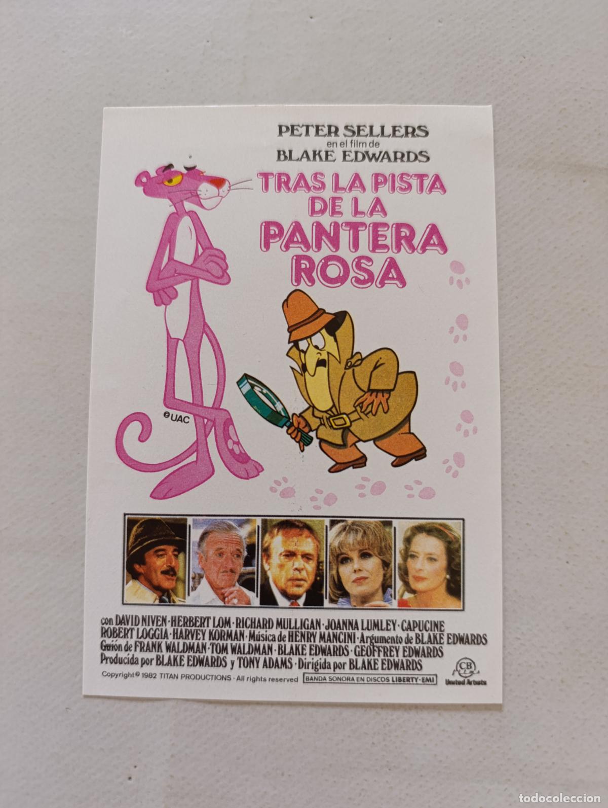 Cine: FOLLETO DE MANO - TRAS LA PISTA DE LA PANTERA ROSA - PETER SELLERS - SIN PUBLICIDAD (148K)