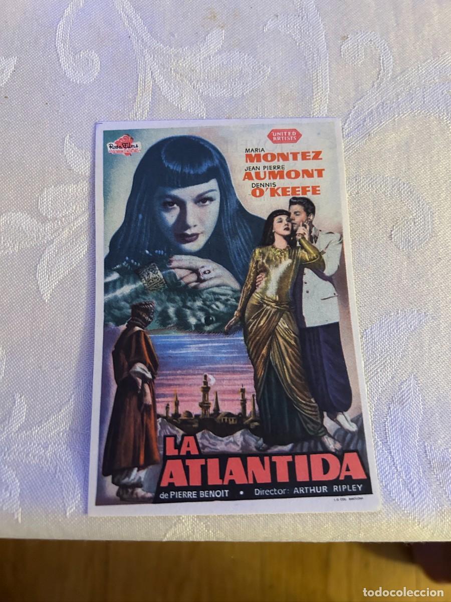 Cine: LA ATLANTIDA TEATRO JOVELLANOS GIJON CON PUBLICIDAD BUEN ESTADO 853
