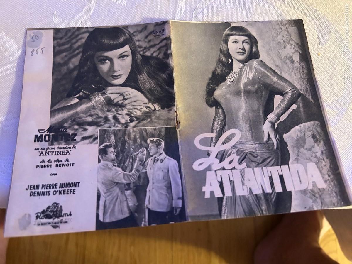 Cine: LA ATLANTIDA BUEN ESTADO MARIA MONTEZ ROSA FILM 855