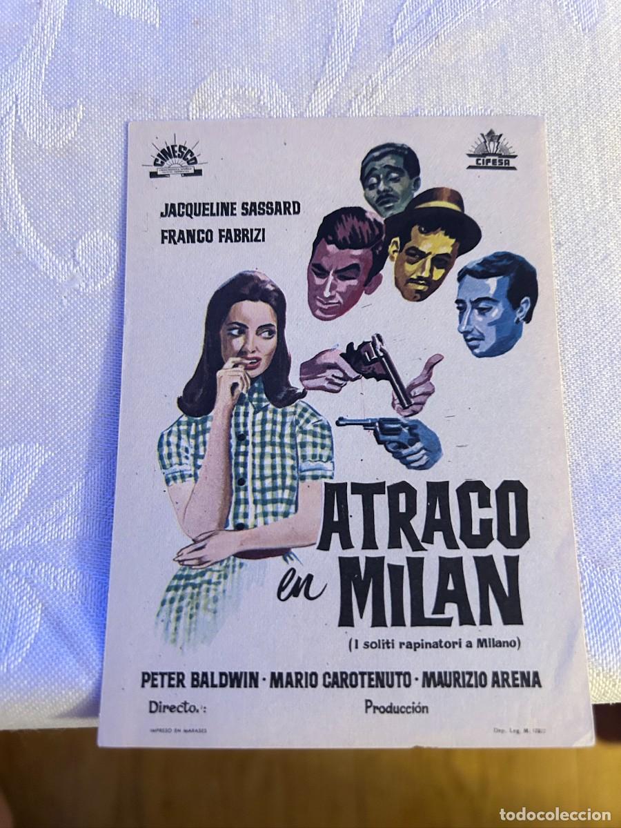 Cine: ATRACO EN MILAN SIN PUBLICIDAD BUEN ESTADO 861