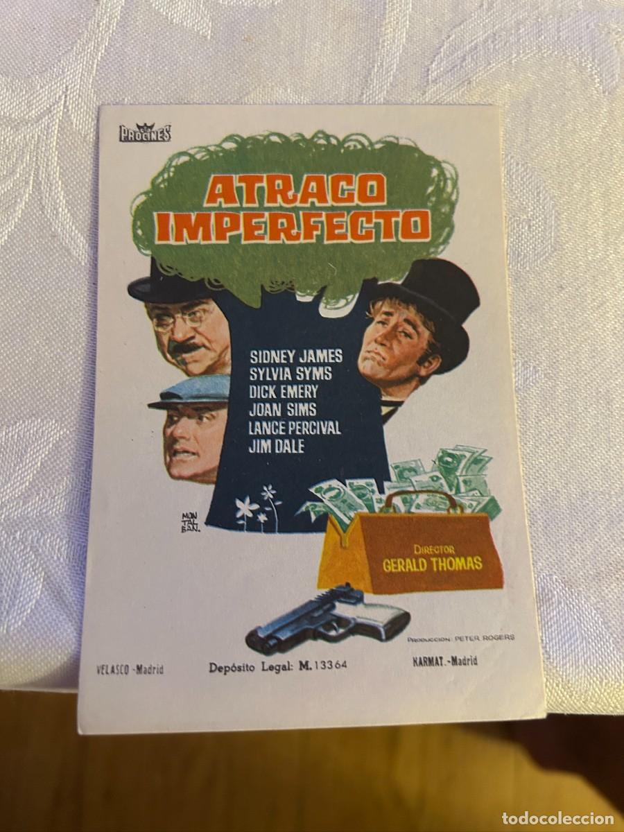Cine: ATRACO IMPERFECTO SIN PUBLICIDAD BUEN ESTADO 862