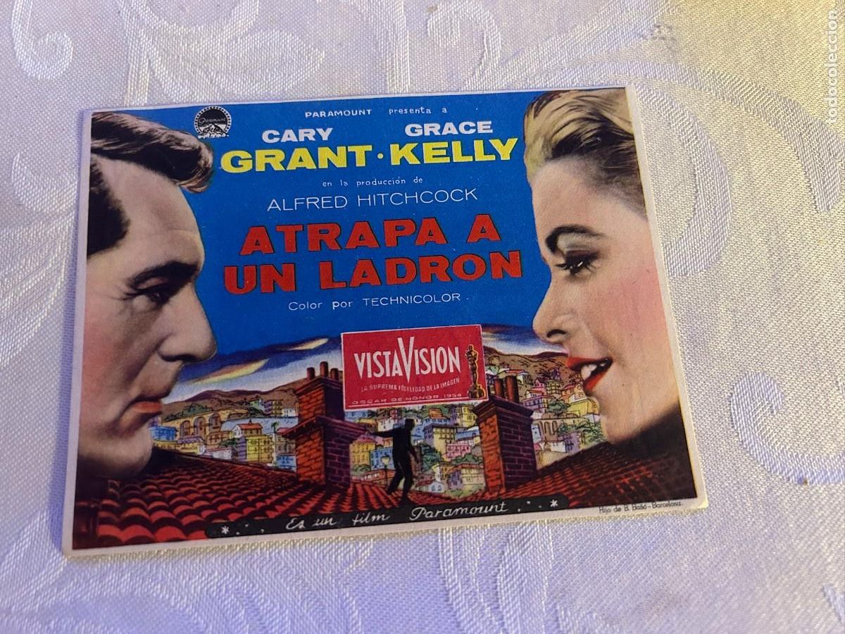 Cine: ATRAPA A UN LADRON ARENAS-ALBENIZ-ALBORADA-GAYARRE-BARCELONA CON PUBLICIDAD BUEN ESTADO 864