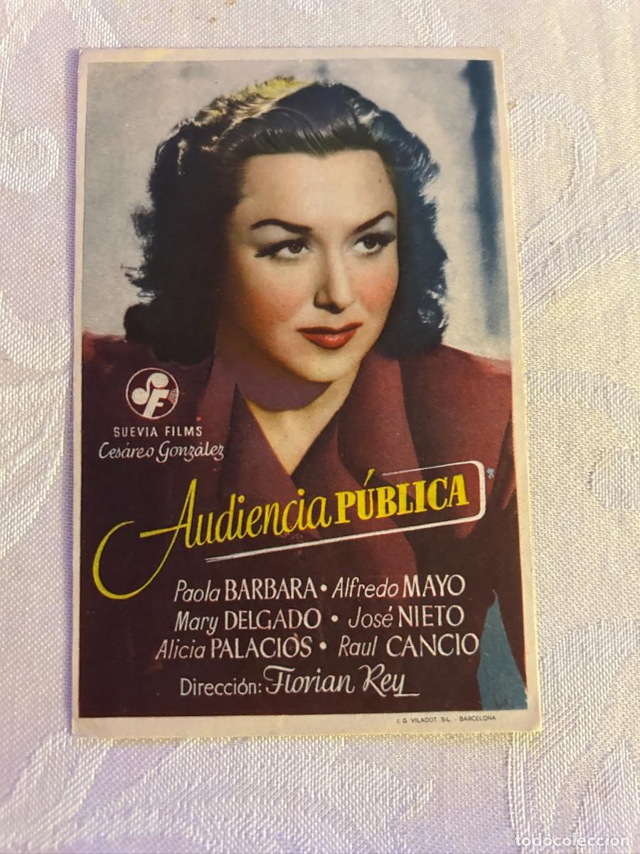 Cine: AUDIENCIA PUBLICA TAMBERLICK CON PUBLICIDAD BUEN ESTADO 872