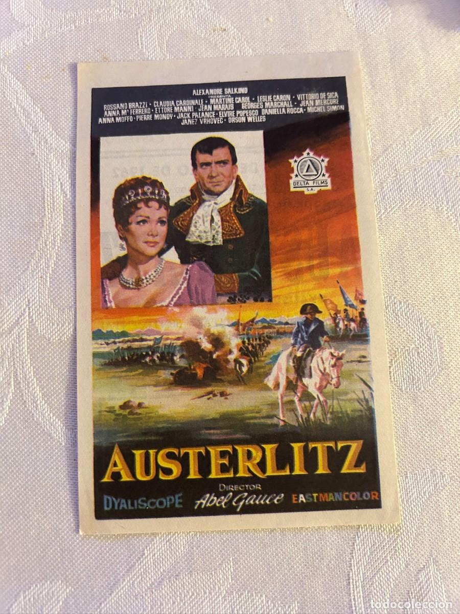 Cine: AUSTERLITZ CINE ROMEA CASTELLON CON PUBLICIDAD BUEN ESTADO 879