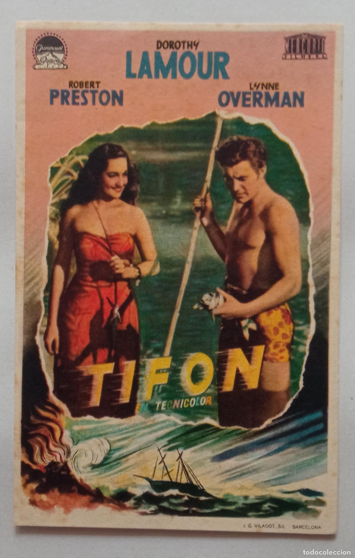 Cine: PROGRAMA DE CINE. DOROTHY LAMOUR. TIFON - Foto 1