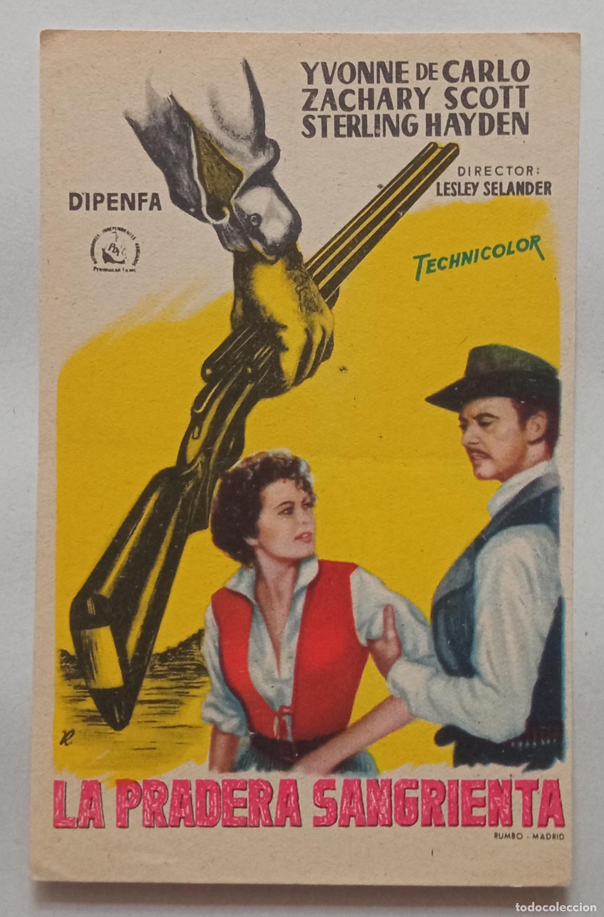 Cine: PROGRAMA DE CINE. YVONNE DE CARLO. LA PRADERA SANGRIENTA