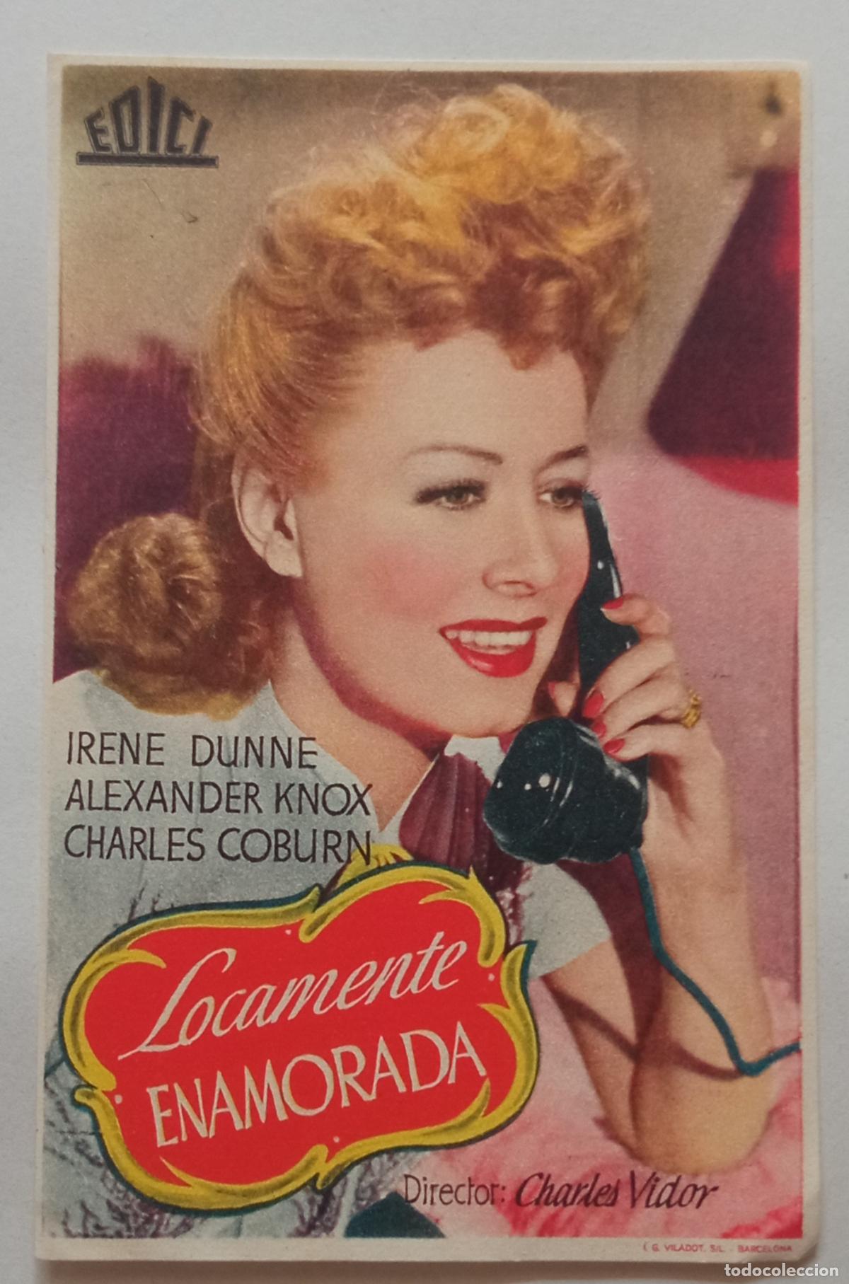 Cine: PROGRAMA DE CINE. IRENE DUNNE. LOCAMENTE ENAMORADA