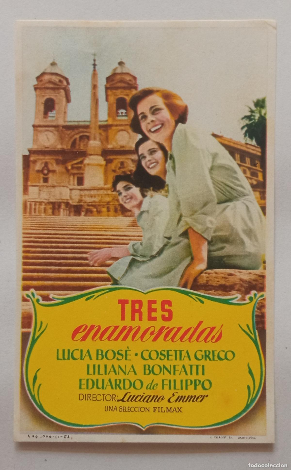 Cine: PROGRAMA DE CINE. LUC&Iacute;A BOS&Eacute;. TRES ENAMORADAS