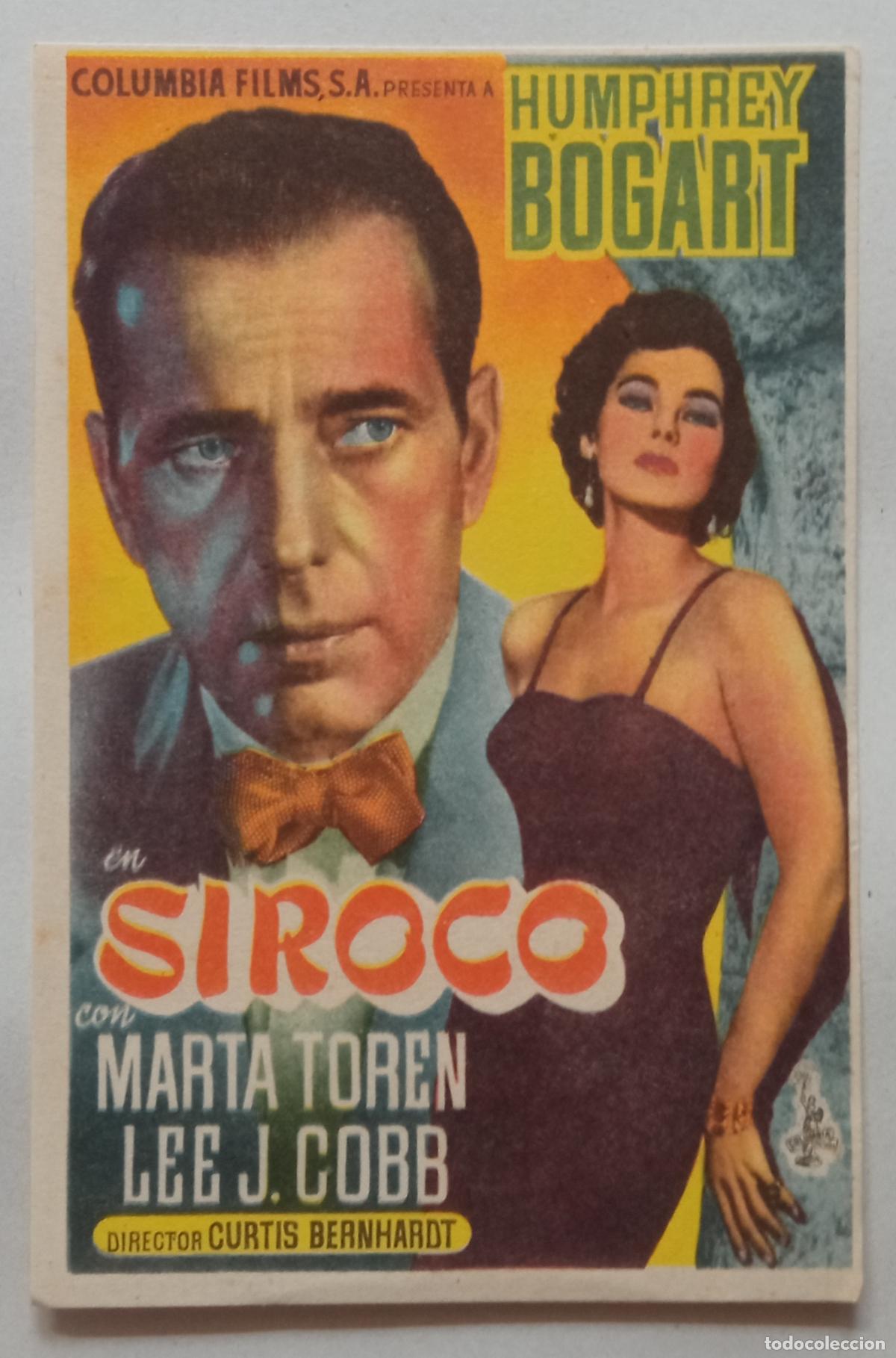 Cine: PROGRAMA DE CINE. HUMPHREY BOGART. SIROCO