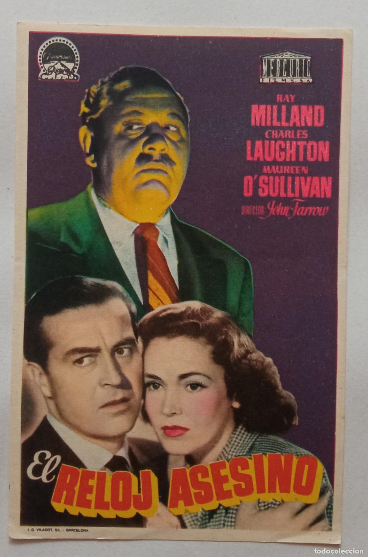 Cine: PROGRAMA DE CINE. RAY MILLAND. EL RELOJ ASESINO - Foto 1