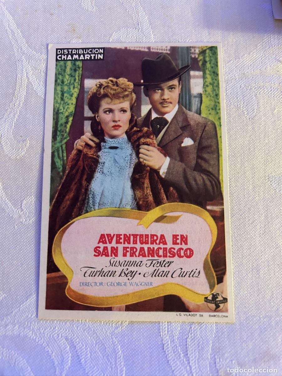 Cine: AVENTURA EN SAN FRANCISCO CINE GRANADA CON PUBLICIDAD BUEN ESTADO 889