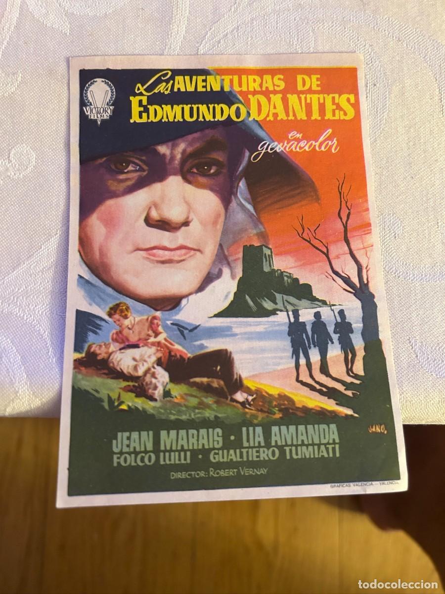 Cine: LAS AVENTURAS DE EDMUNDO DANTES SIN PUBLICIDAD BUEN ESTADO 905