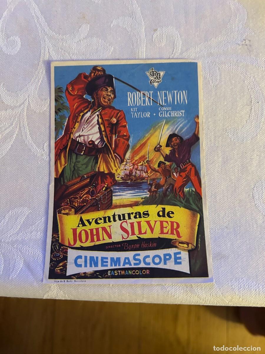 Cine: AVENTURAS DE JOHN SILVER TEATRO IRIS ZARAGOZA CON PUBLICIDAD BUEN ESTADO