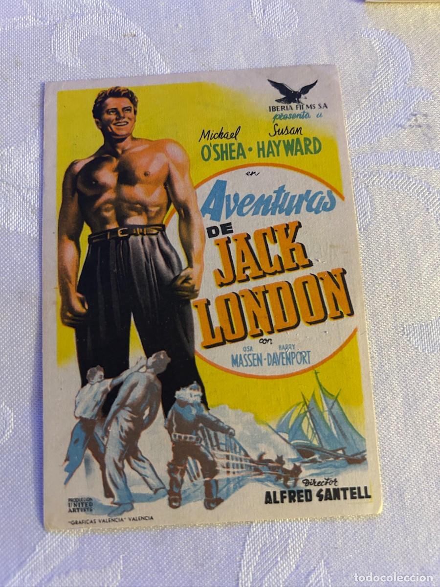 Cine: AVENTURAS DE JACK LONDON TEATRO PEREDA CON PUBLICIDAD BUEN ESTADO 908