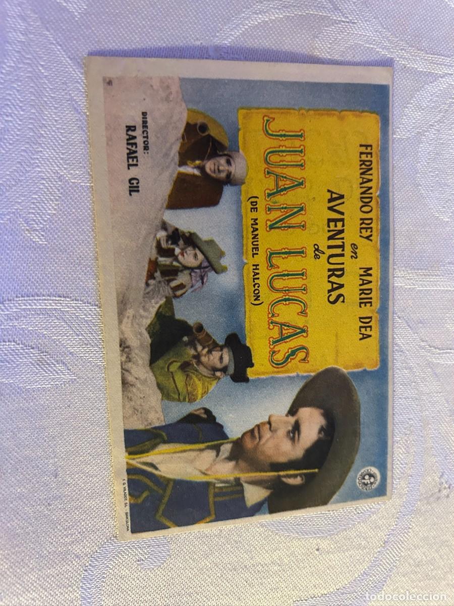 Cine: AVENTURAS DE JUAN LUCAS ARENAS -LICEO Y OTROS BARCELONA CON PUBLICIDAD BUEN ESTADO 912