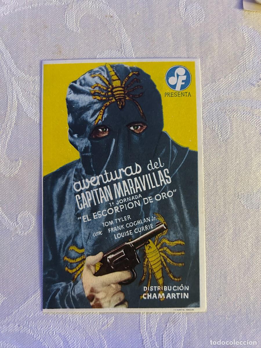 Cine: AVENTURAS DEL CAPITAN MARAVILLAS EL ESCORPION DE ORO SIN PUBLICIDAD BUEN ESTADO 915