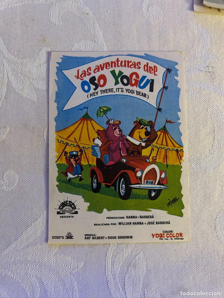 Cine: LAS AVENTURAS DEL OSO YOGUI EL MADRIGAL DE GRANDA GRANADA CON PUBLICIDAD BUEN ESTADO 919