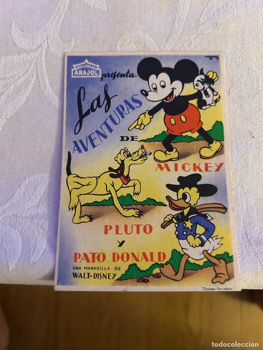 Cine: LAS AVENTURAS DE MICKEY PLUTO Y EL PATO DONALD SIN PUBLICIDAD BUEN ESTADO 925 ARAJOL