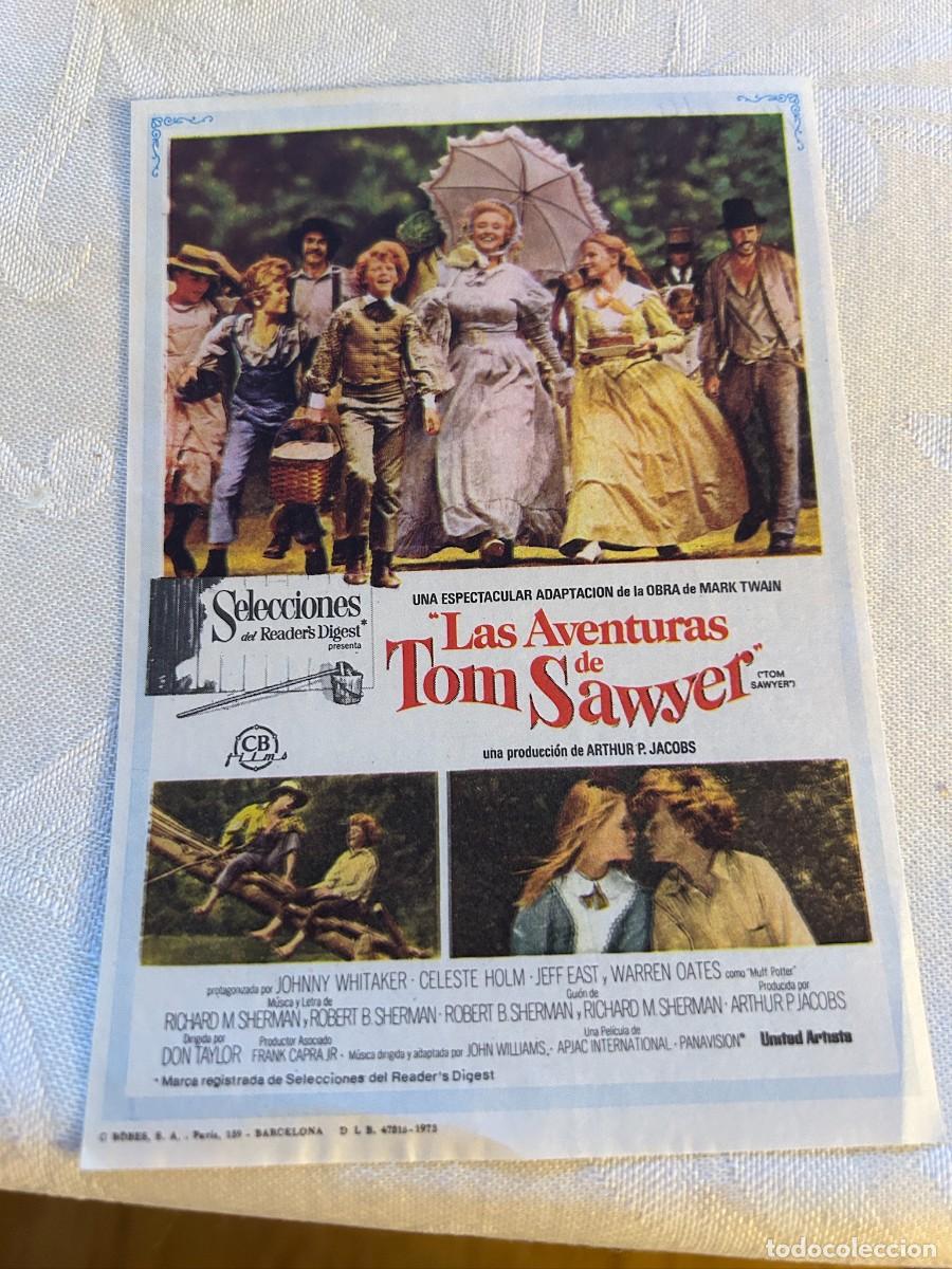 Cine: LAS AVENTURAS DE TOM SAWYER SIN PUBLICIDAD BUEN ESTADO 934