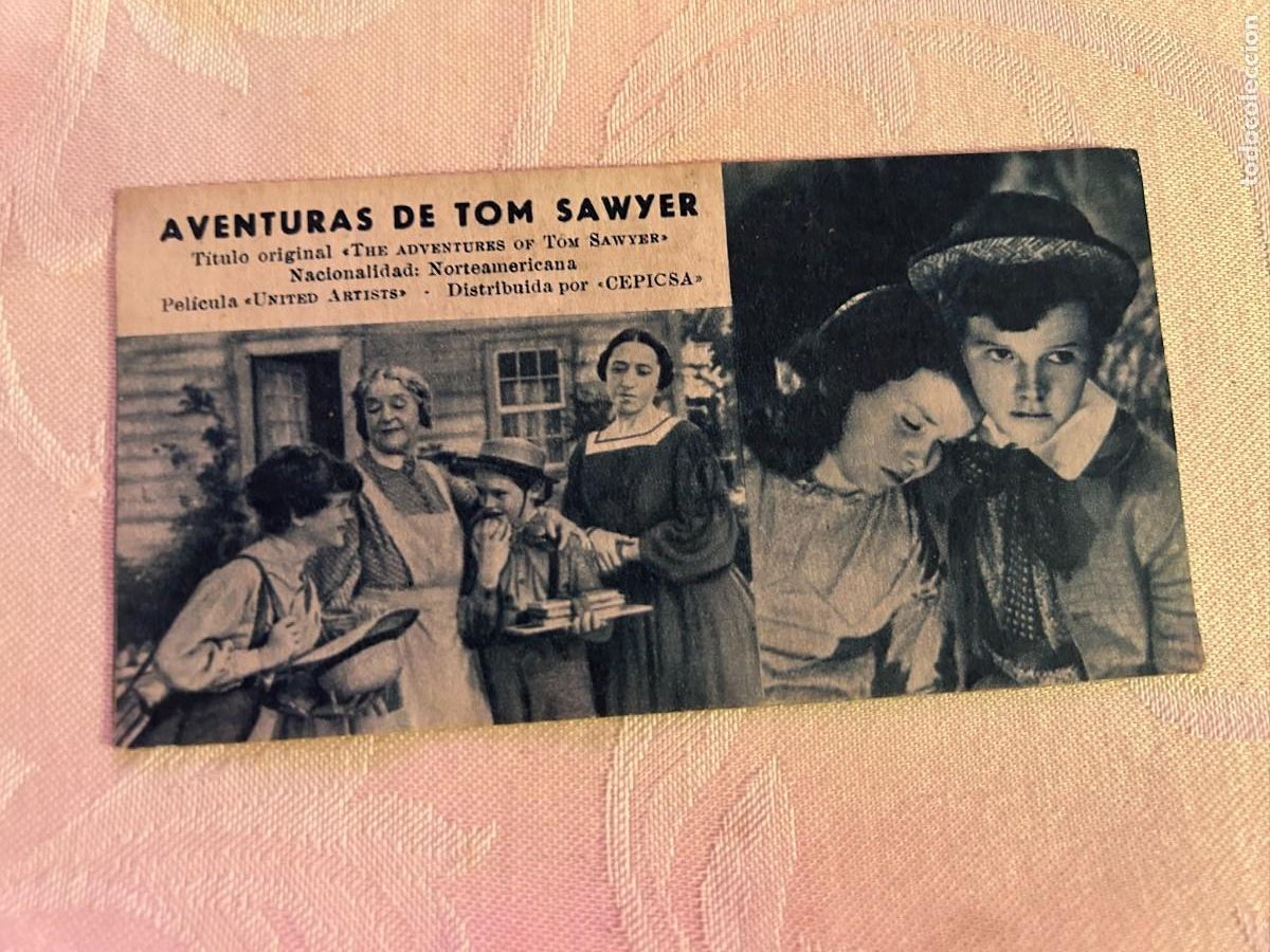 Cine: AVENTURAS DE TOM SAWYER CON PUBLICIDAD BUEN ESTADO 937