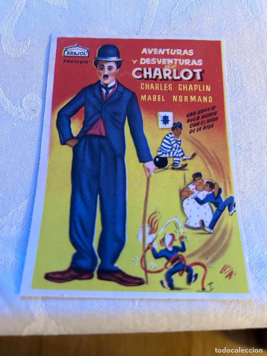 Cine: AVENTURAS Y DESVENTURAS DE CHARLOT ARAJOL SIN PUBLICIDAD BUEN ESTADO 942