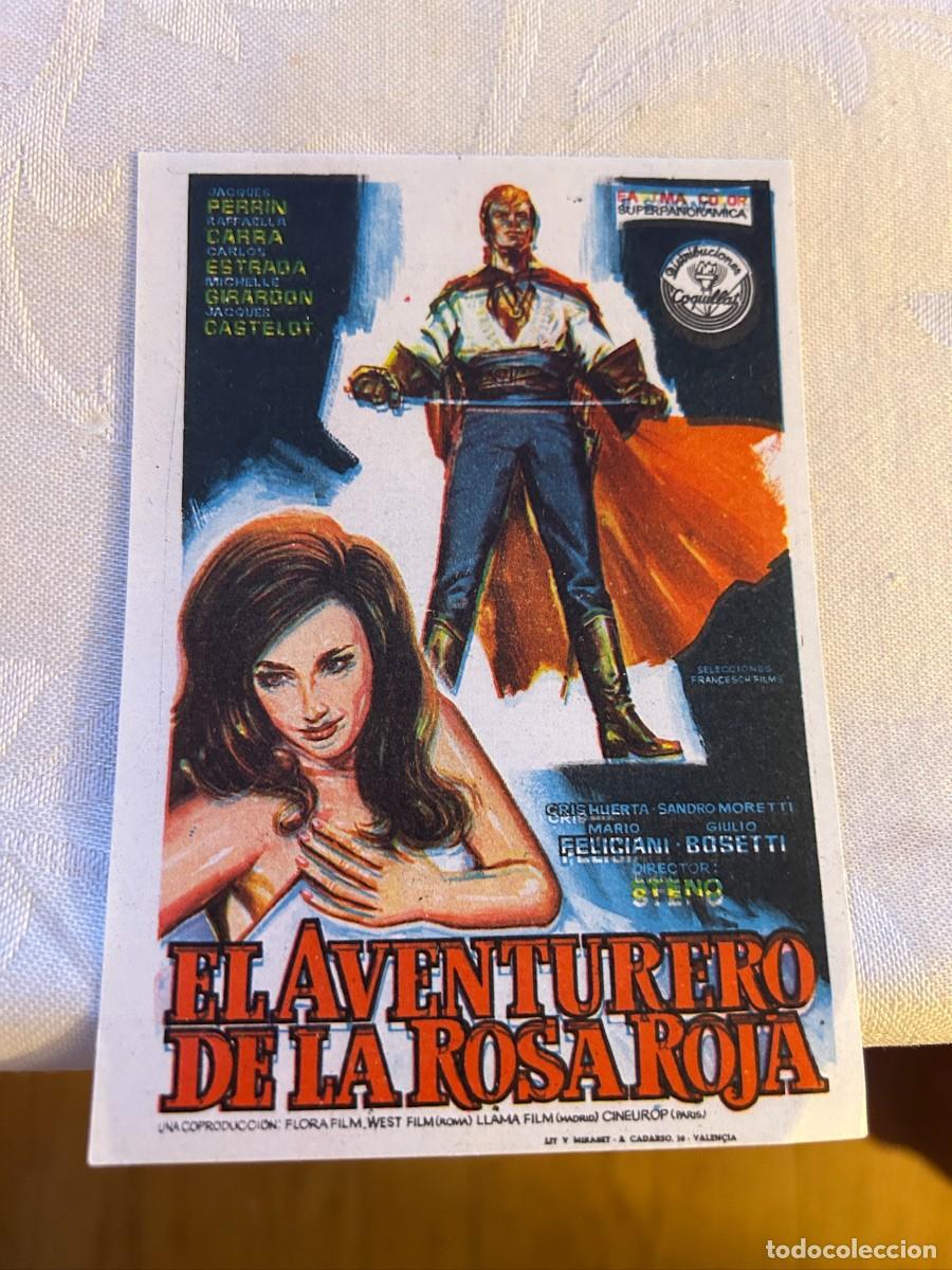 Cine: EL AVENTURERO DE LA ROSA ROJA SIN PUBLICIDAD BUEN ESTADO 950