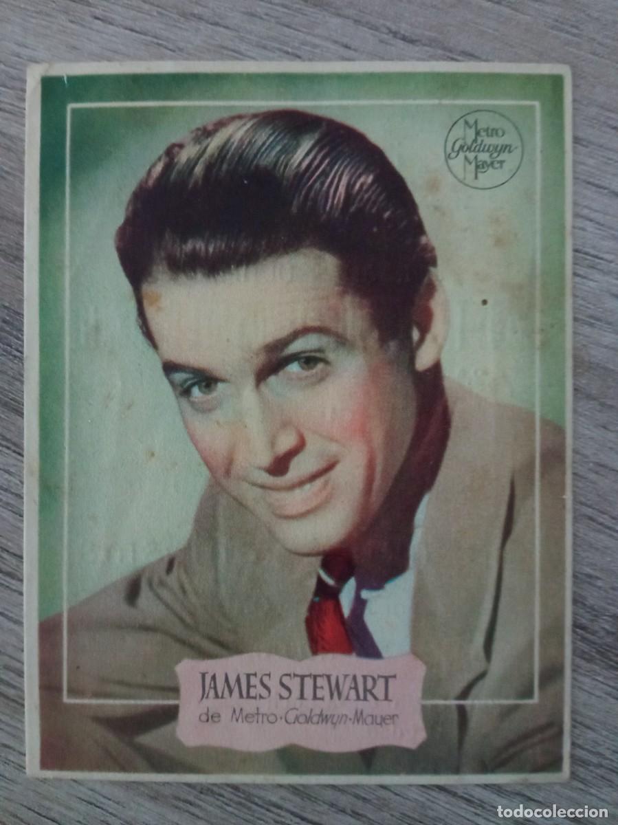 Folhetos de m&atilde;o de filmes antigos de cinema: JAMES STEWART, CINE SALUD