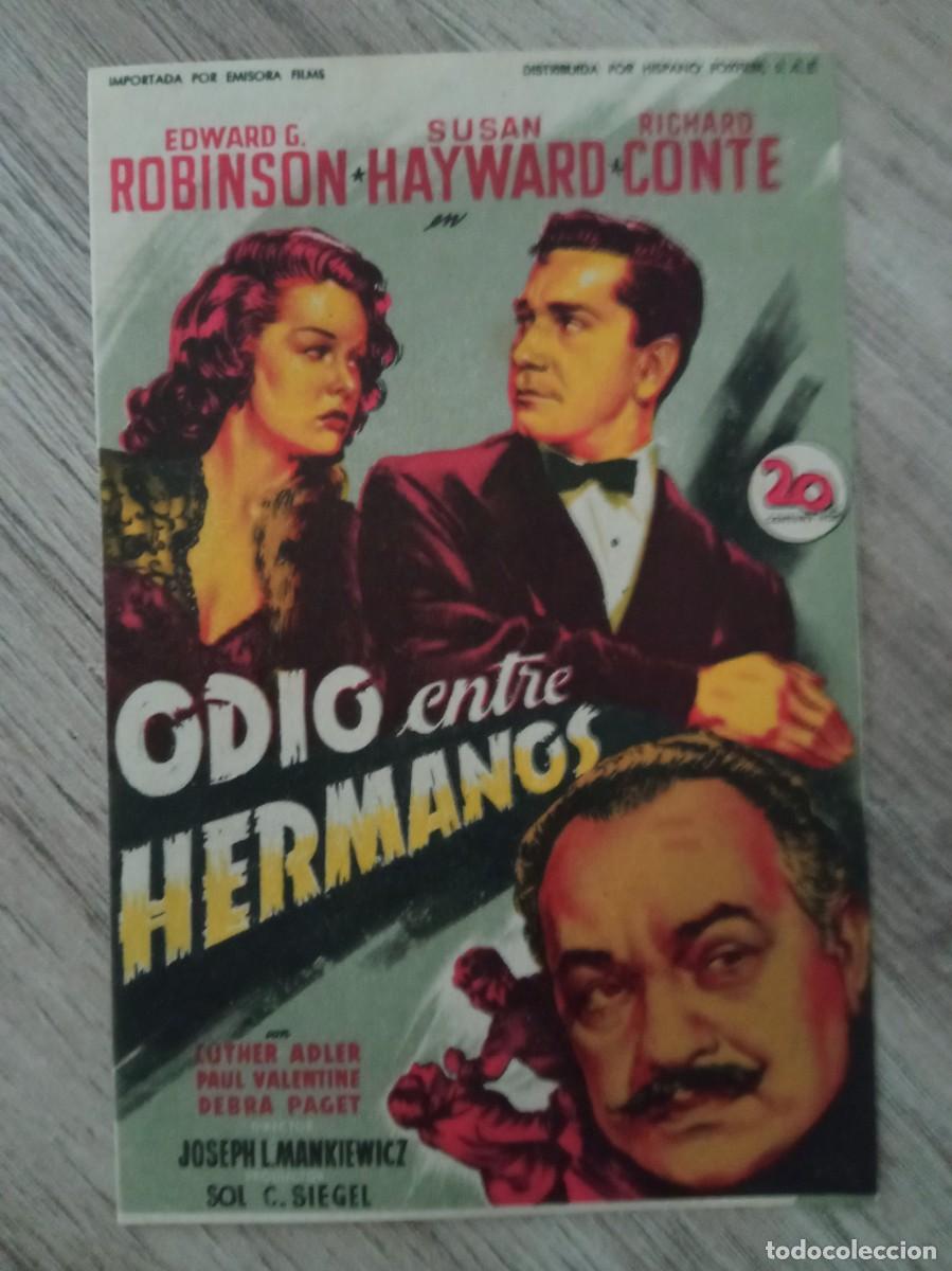 Cine: ODIO ENTRE HERMANOS, EDWARD G. ROBINSON