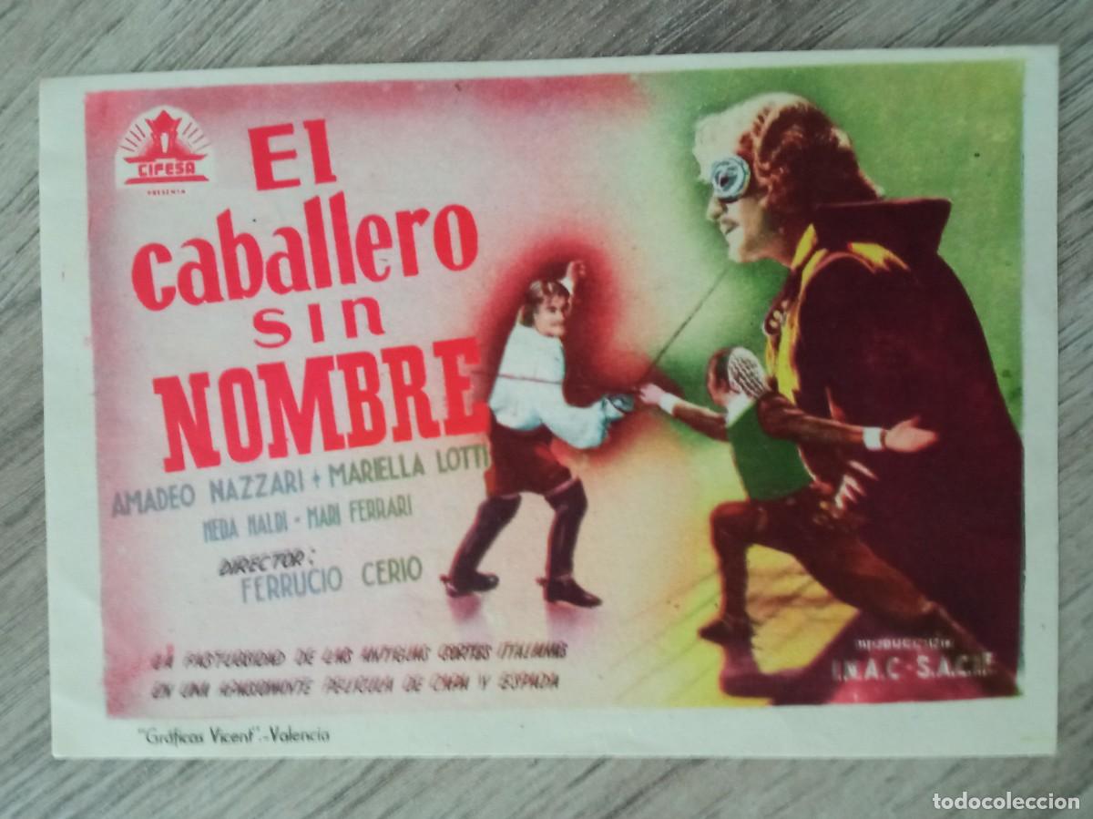 Cine: EL CABALLERO SIN NOMBRE, AMADEO NAZZARI, YUSUF CINEMA, SALOBRE&Ntilde;A, GRANADA