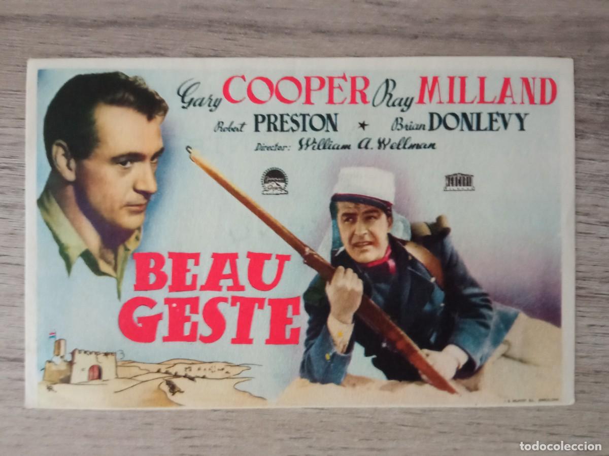 Cine: BEAU GESTE, GARY COOPER, RAY MILLAND, TEATRO TOPHAM, TENERIFE