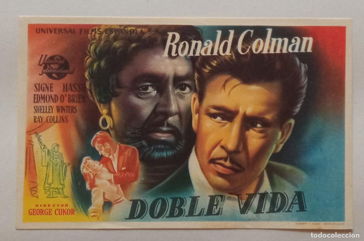 Cine: PROGRAMA DE CINE. RONALD COLMAN. DOBLE VIDA