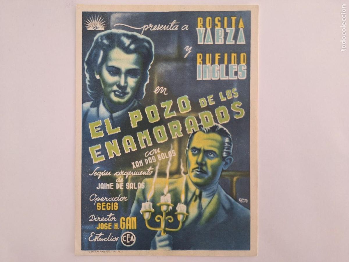 Cine: CINE FOLLETO MANO SIMPLE EL POZO DE LOS ENAMORADOS CINE CAPITOL FMD RV 145