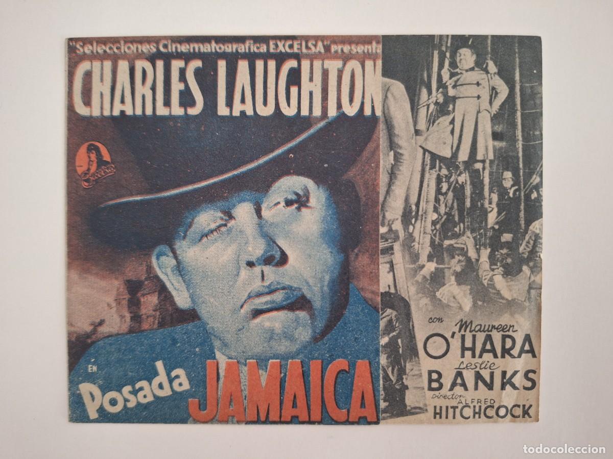 Cine: CINE FOLLETO MANO CINE POSADA JAMAICA CHARLES LAUGHTON CINE DORADO FMD RV 156