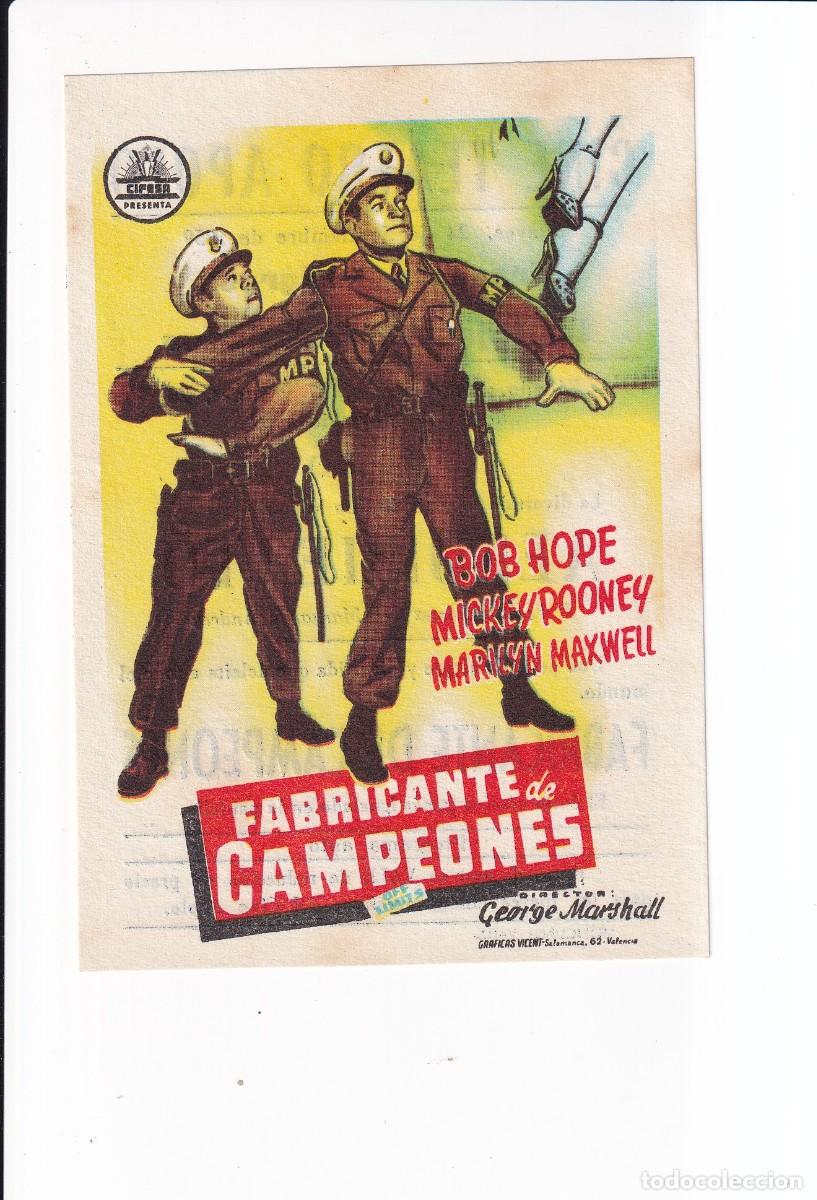 Cine: FABRICANTE DE CAMPEONES : BOB HOPE