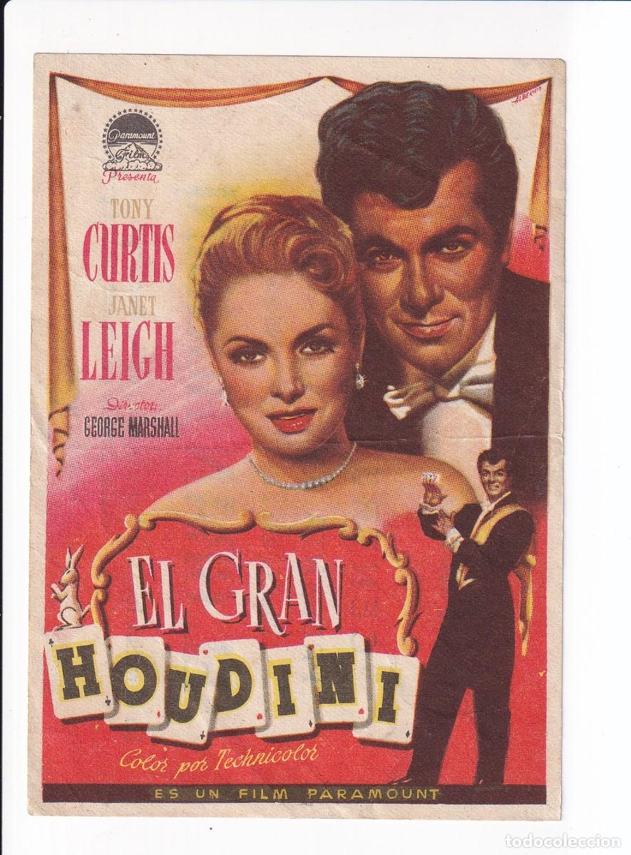 Cine: EL GRAN HOUDINI : TONY CURTIS